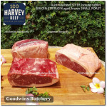 Beef Sirloin aged chilled Australia STEER young cattle HARVEY whole cuts +/- 5.5 kg/pc (price/kg) Striploin / New York Strip / Has Luar PREORDER 2-3 days notice
